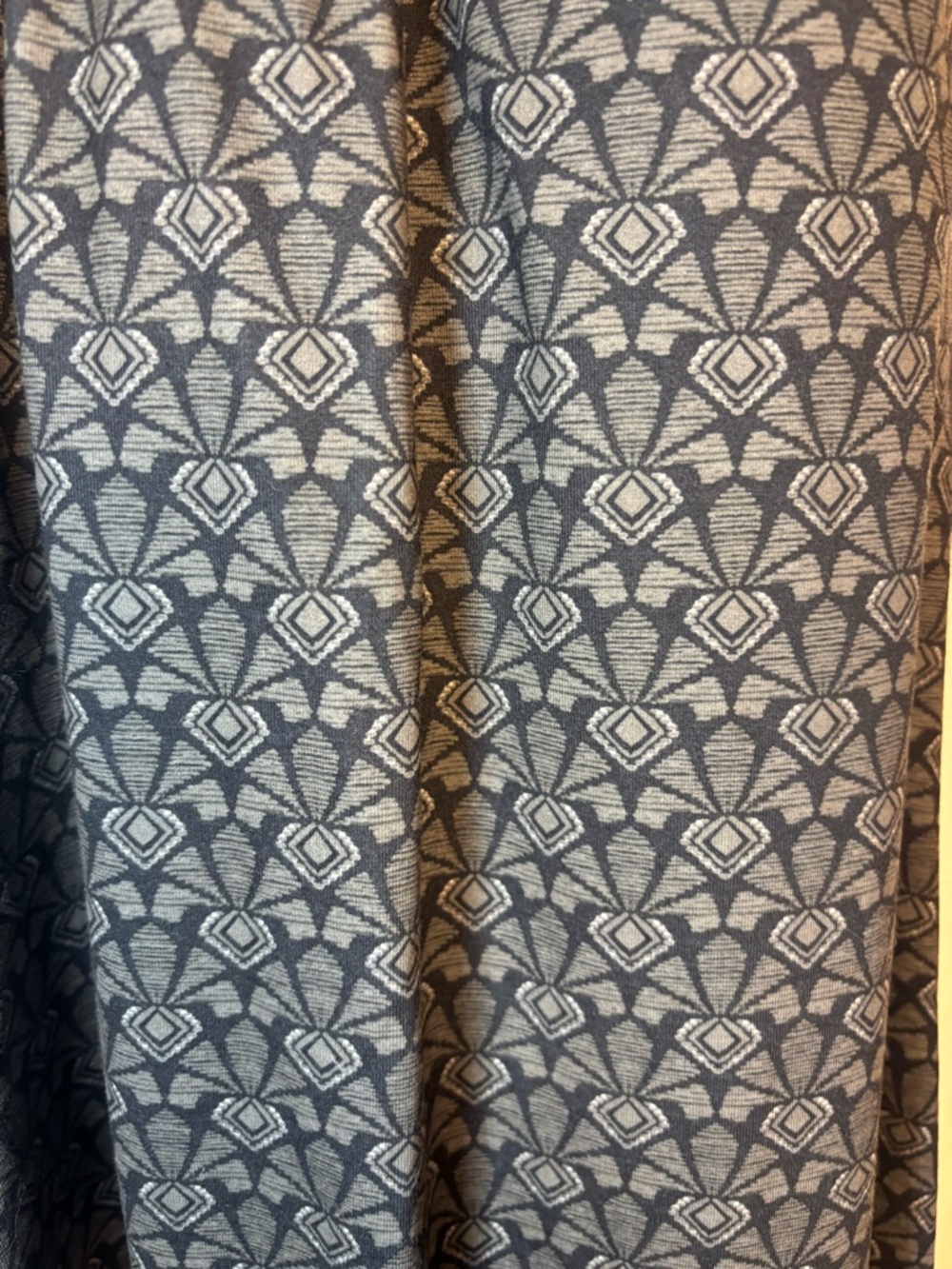 Prana Cali Racerback Grey Black Printed Tank Dress - Picture 5 of 8